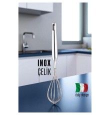 Inox Çelik Çırpıcı Italyan Dizayn
