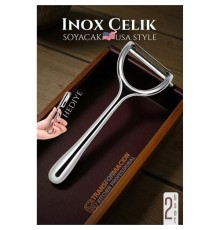 Inox Soyacak - Sebze Soyacağı - Kabak Dolma Oyacağı 2 li SET