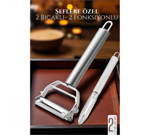 Soyacak - Sebze Soayacağı - Oyacak Soyacak Seti Dilimele Kazıma Profesyonel