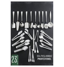 Servis Seti 23 Parça - Profesyonel Paslanmaz Çelik Çeyiz Seti