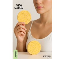 Makyaj Temizlik Pedi Cilt Temizlik Süngeri Doğal Selülöz 1 ADET