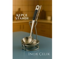 Inox Kepçe Standı - Kaşık Kepçe Standı- Profesyonel Şef Tasarımı