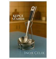 Inox Kepçe Standı - Kaşık Kepçe Standı- Profesyonel Şef Tasarımı