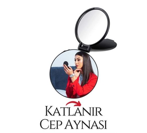 Katlanabilir Mini Çanta Aynası 716358 Katlanabilir Mini Çanta Aynası 716358