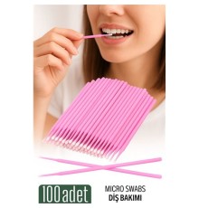 Micro Swab - Diş Bakım Çubuğu - 100 Adet