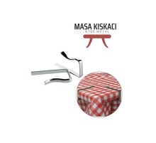 Masa Örtüsü Klipsi - Metal Masa Kelepçesi Masa Örtüsü Sabitleyici 4 ADET