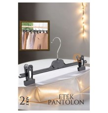 Etek Pantolon Eşarp Kıskaçlı Askı 2 Lİ SET