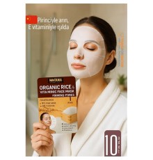 Organik Pirinç & Vitamin E Yüz Maskesi – Gözenek Sıkılaştırıcı Nemlendirici