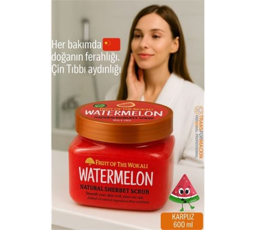 Profesyonel Karpuz Doğal Peeling - Tüm Vücut Scrub 600 ml