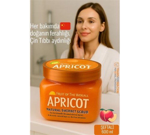Profesyonel Şeftali Doğal Peeling - Tüm Vücut Scrub 600 ml