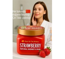 Profesyonel Çilek Doğal Peeling - Tüm Vücut Scrub 600 ml