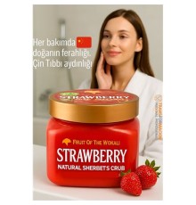 Profesyonel Çilek Doğal Peeling - Tüm Vücut Scrub 600 ml