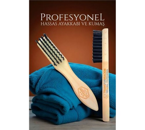 Nubuk Süet Paça Fırçası - Hassas Ayakkabılar İçin Profesyonel Fırça