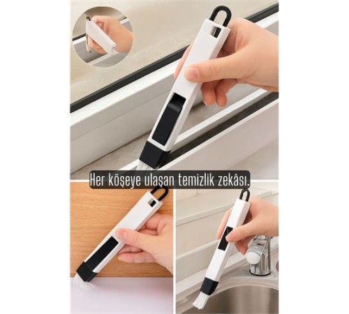 Pencere Boşluğu Pervaz Temizleyici - Klavye Temizleyici- Detay Fırçası