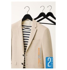 Siyah Ahşap Görünüm 2 li Askı Seti Schönbuch Design