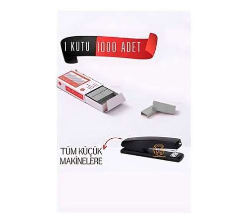 1 Kutu 1.000 Adet Küçük Zımba Teli