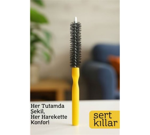 Yuvarlak Saç Şekillendirme Fırçası – 22 cm x 2.8 cm | 2.5 mm Derinlik | Hacim ve Kontrol İçin