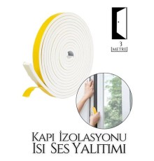 Kapılar Için 4 Mevsim 3 Metre Ses Isı Yalıtım Sünger Bant