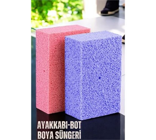 Ayakkabı Boya Süngeri Bot Boyası Süngeri 2 Adet