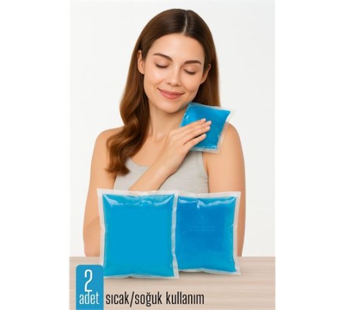 Sıcak Soğuk Kompres Jel 2 Lİ PAKET Cold Pack Hot Pack Şişlik Önleyici, Kas Rahatlatıcı