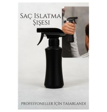 Berber Kuaför Saç Islatma Şişesi 300 ml Valf Sistemli, Geniş Alanlı Sis Püskürtme | Tek Sıkışta Maksimum Etki
