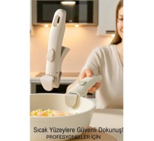 Profesyonel Kıskaçlı Tencere Tava Tutucu – Isıya Dayanıklı, Güvenli Kavrama