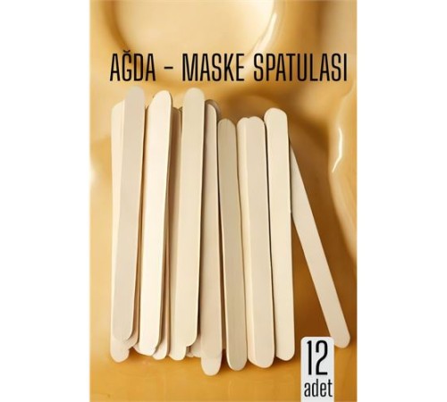 Ağda Spatulası Küçük Boy 12 ADET