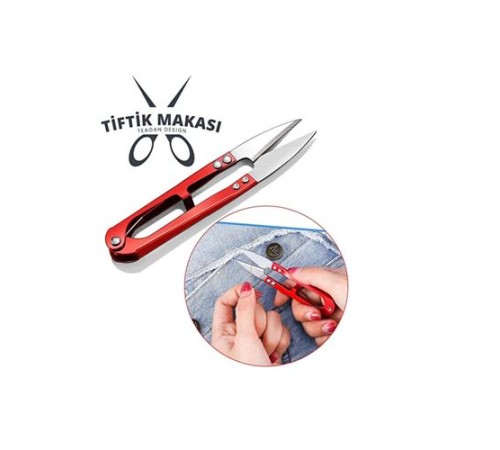 Iplik Tiftik Temizleme Ergonomik Makası