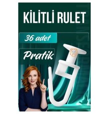 Kilitli Perde Düğmesi Perde Ruleti Perde Düğmesi 36 Adet