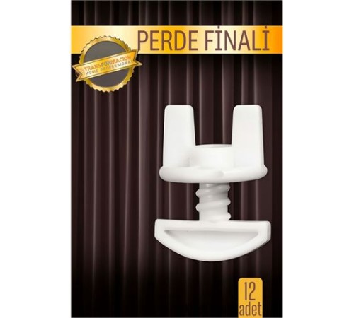 Perde Finali Perde Sonlandırıcı Stop Korniş Finali Sonu 12 Adet