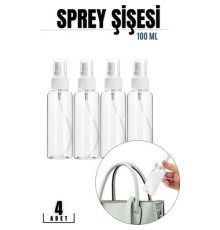 Püskürtücü Boş Sprey Şişe 100 Ml 4 ADET