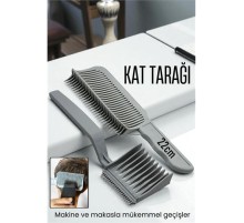 Uzun Kat Tarağı Kavisli Kontur Geçiş Kat Kesim Kesim Tarağı 2 li SET Kuaför Berber