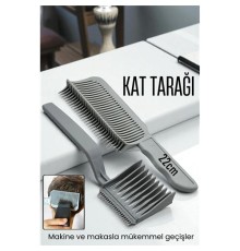 Uzun Kat Tarağı Kavisli Kontur Geçiş Kat Kesim Kesim Tarağı 2 li SET Kuaför Berber