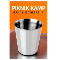 Paslanmaz Çelik Bardak – Kamp, Piknik ve Mutfak İçin Dayanıklı Metal Bardak 719313