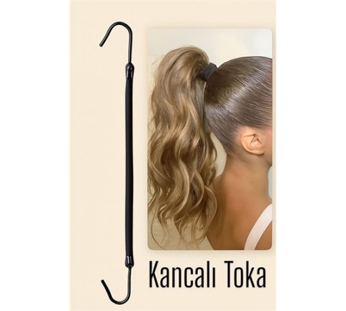 Kancalı At Kuyruğu Lastik Toka 1 ADET