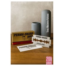 Permasharp 10 Adet Tıraş Jileti Tıraş + Tıraş Malzeme Kutusu Set