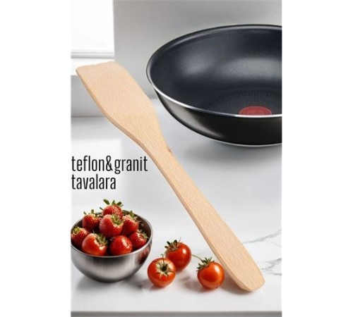 Ahşap Spatula Doğal Gürgen Ağacı