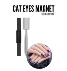 Cat Eyes Tırnak Mıknatısı – 3D Efektli Manyetik Takma Tırnak Sanatı İçin Profesyonel Set
