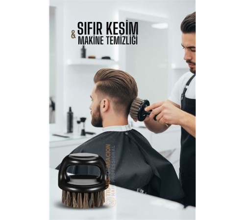 At Kılı Fade Fırça – Berberler İçin Sıfır Kesim ve Makine Temizleme Fırçası