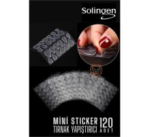 Tırnak Yapıştırıcı Solingen Mini Sticker 120 Adet