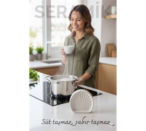Süt Taşırmaz Seramik – Seramik Süt Taşı - Kaynamayı Önleyen Akıllı Mutfak Yardımcısı