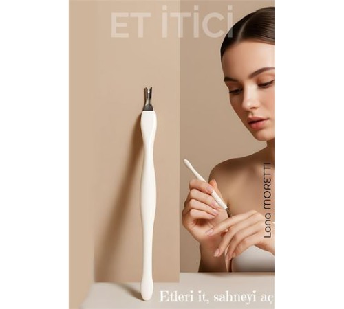 Tırnak Eti İtici ve Tırnak Et Kesici - Metal Uçlu,