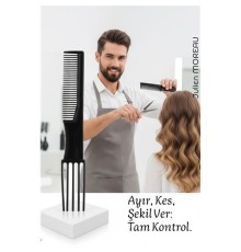 Bayan Kuaförü Saç Kesim Tarağı - Profesyonel Kuaför Saç Kesim Tarağı | Krepe, Ayırma ve Şekillendirme Tarağı