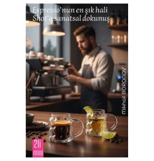 Mini Bubble Espresso & Shot Bardak Borosilikat Cam  – 2’li Set (6x5 cm)