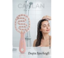 Silikon Saç Masaj Tarağı – Saç Yıkama Tarağı Duşta Rahatlatıcı Yıkama ve Derin Temizlik Etkisi