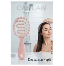 Silikon Saç Masaj Tarağı – Saç Yıkama Tarağı Duşta Rahatlatıcı Yıkama ve Derin Temizlik Etkisi