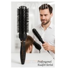 Profesyonel Kuaför 50 mm Ceramic Ionic Nano Fön Fırçası – 32 cm Uzunluk, Profesyonel Kuaför Serisi