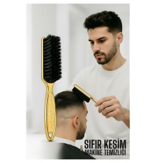 Gold Fade Fırça – Berberler İçin Sıfır Kesim ve Makine Temizleme Fırçası