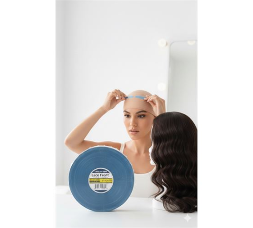 Protez Saç Bandı - 2-4 Haftalık Peruk Bandı Walker Tape Lace Front 2.5cmx33 metre