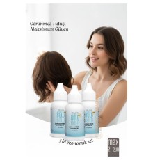 3 lü Protez Saç Yapıştırıcı - Peruk ve Keratin Kaynak Saç İçin Görünmez ve Uzun Süreli Yapıştırıcı  Bold Hold